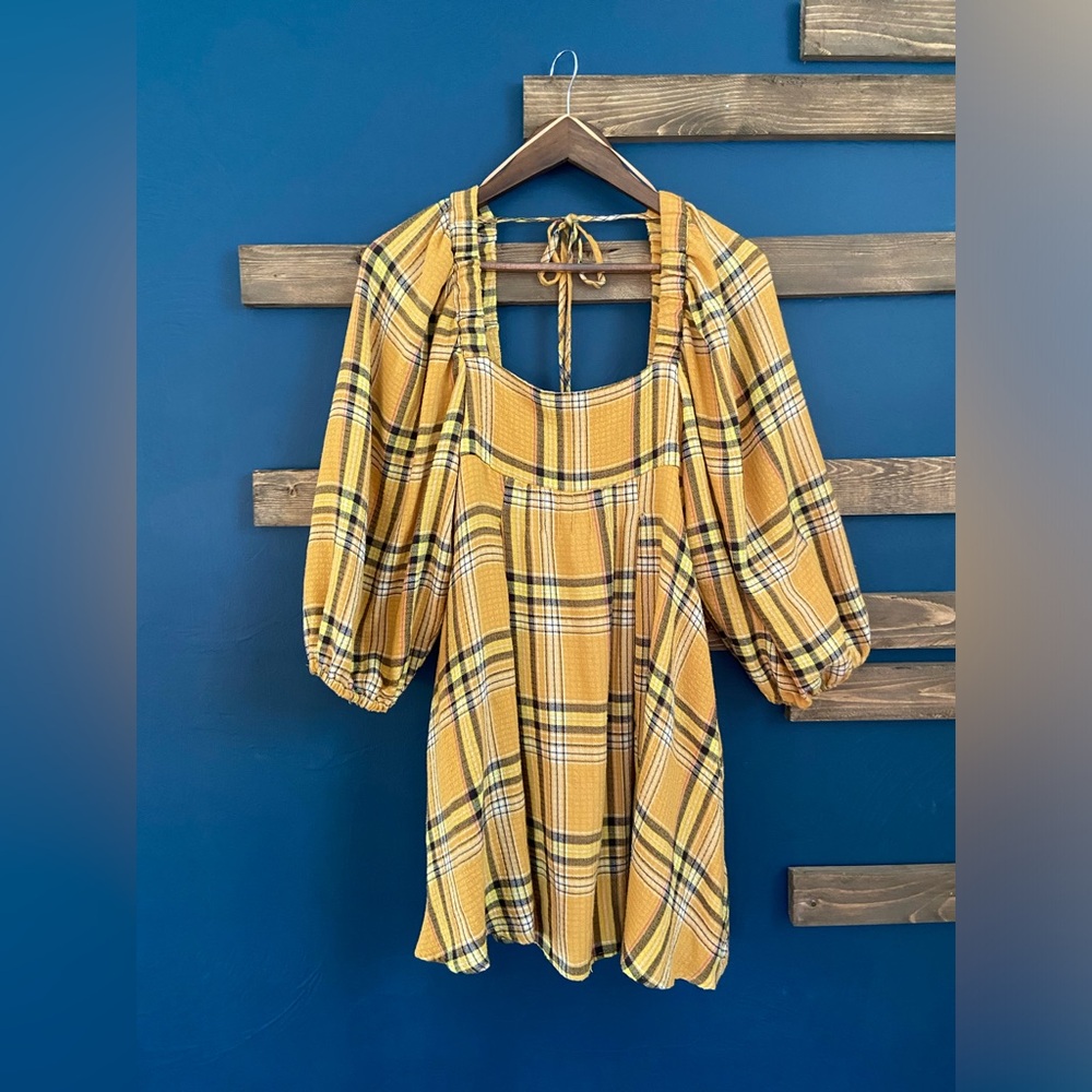 Urban Outfitters Flannel Babydoll Dress